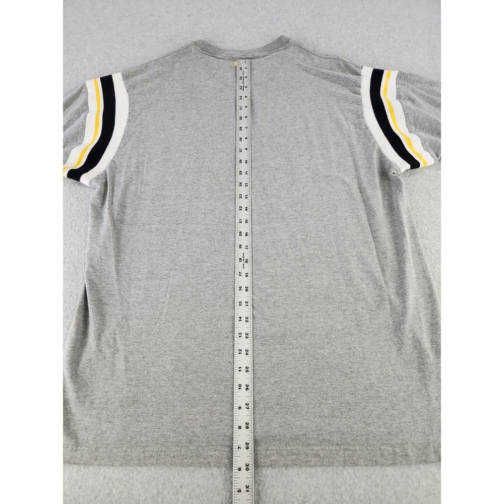 Vintage Y2K Echo Unlimited Thick T-shirt Pittsburgh Steelers Colors Men's XL 2XL - Picture 11 of 12